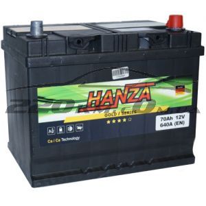 Акумулятор для авто Hanza Gold asia 6СТ-70R+ купити з доставкою в інтернет магазині - 220km.com
