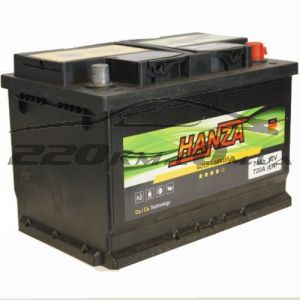 Акумулятор для авто Hanza Gold 6СТ-74R+ купити з доставкою в інтернет магазині - 220km.com