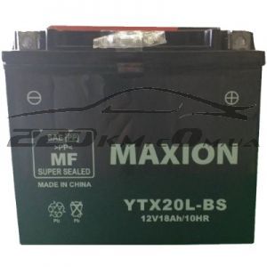 Акумулятор Maxion AGM Moto 6CT-18R+(12V) YTX 20L-BS купити з доставкою в інтернет магазині - 220km.com