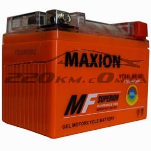 Акумулятор Maxion GEL Moto 6CT-4R+(12V) YTX 4L-BS купити з доставкою в інтернет магазині - 220km.com
