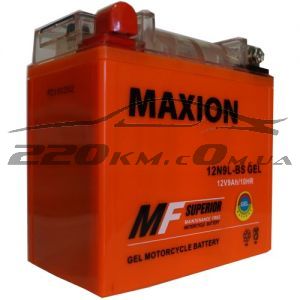 Акумулятор Maxion GEL Moto 6CT-9L+(12V) 12NL 9L-BS купити з доставкою в інтернет магазині - 220km.com