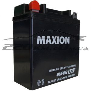 Акумулятор Maxion GEL Moto 3CT-1L+(12V) 6N 11A-BS купити з доставкою в інтернет магазині - 220km.com