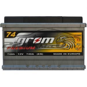 Акумулятор для автомобіля Grom Premium 6СТ-74 R+ купити з доставкою в інтернет магазині - 220km.com