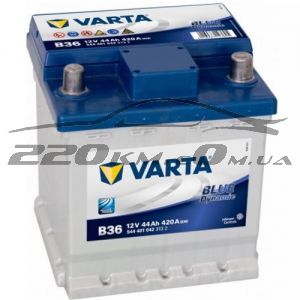 Автомобільний акумулятор Varta Blue Dynamic 44 (B36) 544401042 купити з доставкою в інтернет магазині - 220km.com