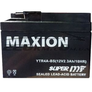 Акумулятор Maxion AGM Moto 6CT-2,3R+(12V) YTR 4A-BS купити з доставкою в інтернет магазині - 220km.com