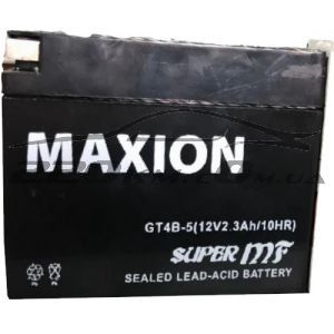 Акумулятор Maxion AGM Moto 6CT-2,3R+(12V) GT 4B-5 купити з доставкою в інтернет магазині - 220km.com
