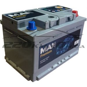 Акумулятор для авто MAN Premium 75 R+ купити з доставкою в інтернет магазині - 220km.com
