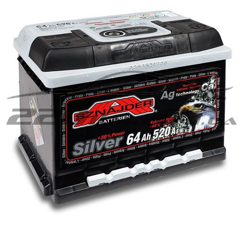 Акумулятор Sznajder Silver 64R (564 25) купити з доставкою в інтернет магазині - 220km.com