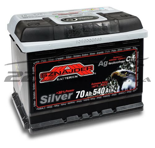 Акумулятор Sznajder Silver 70R (570 25) купити з доставкою в інтернет магазині - 220km.com