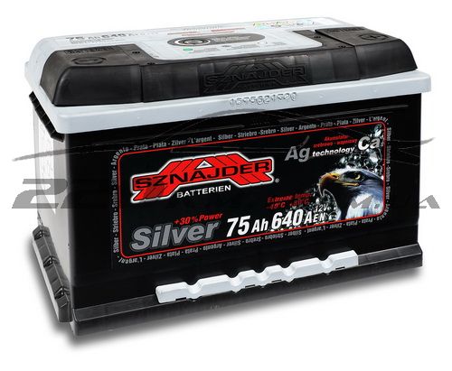 Акумулятор Sznajder Silver 75R (575 25) купити з доставкою в інтернет магазині - 220km.com
