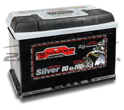 Акумулятор Sznajder Silver 80R(580 25) купити з доставкою в інтернет магазині - 220km.com