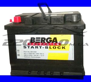 Акумулятор Berga Start Block 56L+ купити з доставкою в інтернет магазині - 220km.com