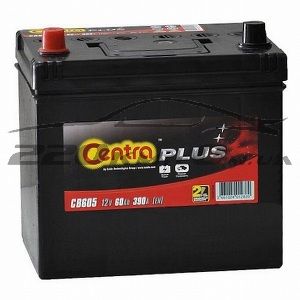 Акумулятор для легкового автомобіля Centra Plus asia 6СТ-60L+CB605 купити з доставкою в інтернет магазині - 220km.com