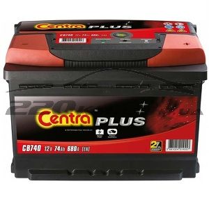 Акумулятор для легкового автомобіля Centra Plus 6СТ-74R+CB740 купити з доставкою в інтернет магазині - 220km.com