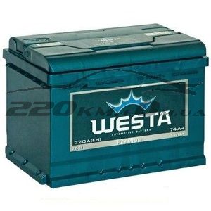 Аккумулятор для авто Westa  6СТ-74L+ купить с доставкой в интернет магазине - 220km.com