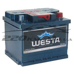 Акумулятор для авто Westa 6СТ-50R+ купити з доставкою в інтернет магазині - 220km.com