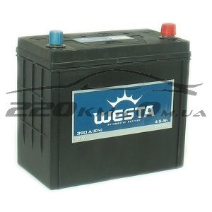 Акумулятор для авто Westa asia 6СТ-45R+ купити з доставкою в інтернет магазині - 220km.com