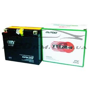 Акумулятор Outdo GEL Moto 6CT-12L+(12V) YT12B-4 купити з доставкою в інтернет магазині - 220km.com