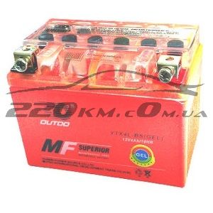 Акумулятор Outdo GEL Moto 6CT-14L+(12V) YT14B-4 купити з доставкою в інтернет магазині - 220km.com