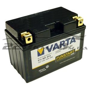 Акумуляторна батарея Varta Moto AGM YT12A-4YT12A-BS. 11(Ya5) 511901014 купити з доставкою в інтернет магазині - 220km.com