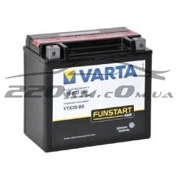 Акумуляторна батарея Varta Moto AGM YTX20-4YTX20-BS. 18(Ya4) 518902026 купити з доставкою в інтернет магазині - 220km.com
