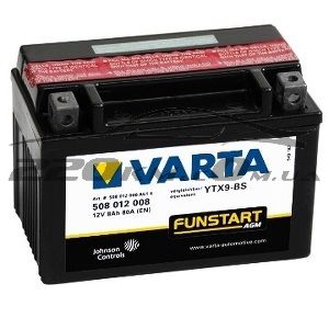 Акумуляторна батарея Varta Moto AGM YTX9-4YTX9-BS. 8(Ya5) 508012008 купити з доставкою в інтернет магазині - 220km.com