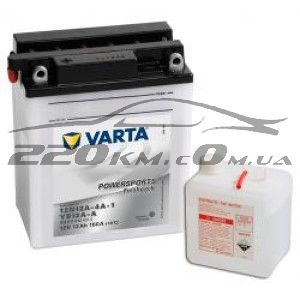 Акумуляторна батарея Varta Moto Fresh Pack 12N12A-4A-1 YB12A-A. 12(Ya6) 512011012 купити з доставкою в інтернет магазині - 220km.com