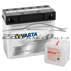 Акумулятор Varta Moto Fresh Pack 51814.18(Ya10) 518014015 купити з доставкою в інтернет магазині - 220km.com