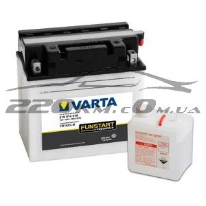 Акумуляторна батарея Varta Moto Fresh Pack YB16CL-B. 19(Ya5) 519014018 купити з доставкою в інтернет магазині - 220km.com