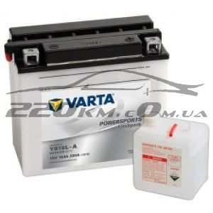Акумуляторна батарея Varta Moto Fresh Pack YB18L-A 18(Ya7) 518015018 купити з доставкою в інтернет магазині - 220km.com