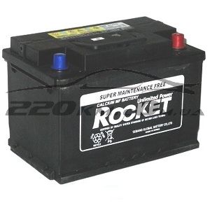 Акумулятор малообслуговуваний для авто Rocket 6CT-74R+ 57412-MF купити з доставкою в інтернет магазині - 220km.com