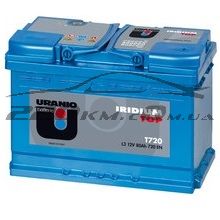 Автомобільний акумулятор Uranio Iridium Top 80R+ T720(7904382) купити з доставкою в інтернет магазині - 220km.com