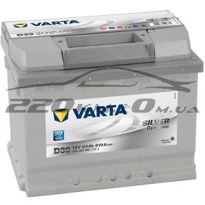 Автомобильный аккумулятор Varta Silver Dynamic 63 (D39)563401061 купить с доставкой в интернет магазине - 220km.com