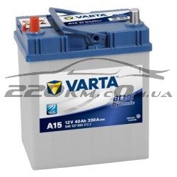 Автомобильный аккумулятор Varta Blue Dynamic 40 (A15)540 127 033 купить с доставкой в интернет магазине - 220km.com