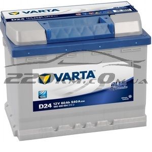 Автомобильный аккумулятор Varta Blue Dynamic 60 (D24)560408054 купить с доставкой в интернет магазине - 220km.com