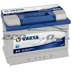 Автомобильный аккумулятор Varta Blue Dynamic 74 (E11)574012068 купить с доставкой в интернет магазине - 220km.com