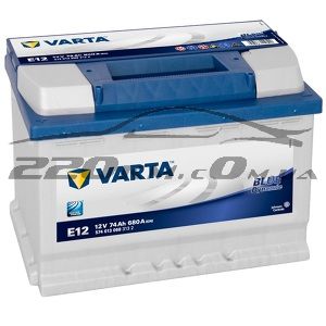 Автомобильный аккумулятор Varta Blue Dynamic 74 (E12)574013068 купить с доставкой в интернет магазине - 220km.com