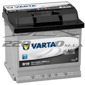 Автомобільний акумулятор Varta Black Dynamic 45 (B19)545412040 купити з доставкою в інтернет магазині - 220km.com