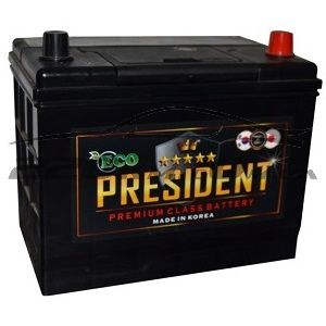Акумулятор для автомобіля President asia 6СТ-80R+ купити з доставкою в інтернет магазині - 220km.com