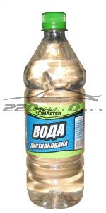 Дистильована вода 1 літр купити з доставкою в інтернет магазині - 220km.com