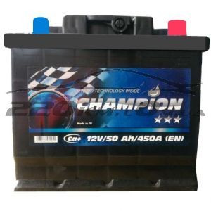 Акумулятор для автомобіля Champion Black 6СТ-50R+ купити з доставкою в інтернет магазині - 220km.com