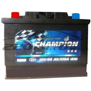 Акумулятор для автомобіля Champion Black 6СТ-60L+ купити з доставкою в інтернет магазині - 220km.com