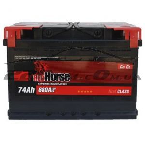 Акумулятор для авто RED Horse 6CT-74R+ купити з доставкою в інтернет магазині - 220km.com