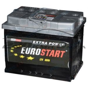 Акумулятор для авто EuroStart 6СТ-60R+ купити з доставкою в інтернет магазині - 220km.com