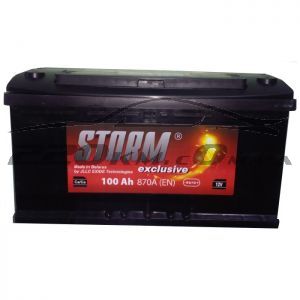 Акумулятор для авто Storm Exclusive 100L+ купити з доставкою в інтернет магазині - 220km.com