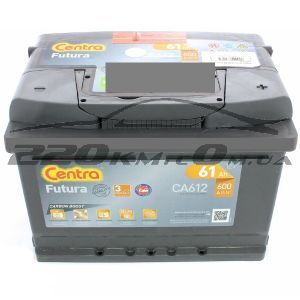 Акумулятор для легкового автомобіля Centra Futura 6СТ-61R+ CA612 купити з доставкою в інтернет магазині - 220km.com
