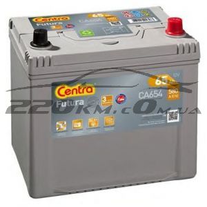 Акумулятор для легкового автомобіля Centra Futura asia 6СТ-65R+CA654 купити з доставкою в інтернет магазині - 220km.com