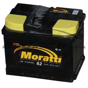 Акумулятор для автомобіля Moratti kamina 6СТ-62L+ купити з доставкою в інтернет магазині - 220km.com
