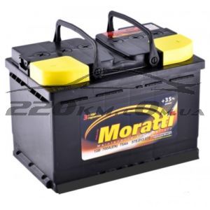 Акумулятор для автомобіля Moratti kamina 6СТ-75R+ купити з доставкою в інтернет магазині - 220km.com