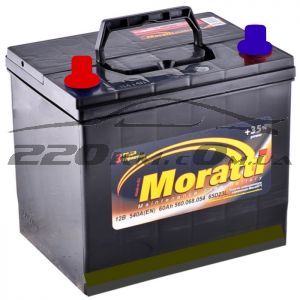 Акумулятор для автомобіля Moratti JIS 6СТ-65L+ купити з доставкою в інтернет магазині - 220km.com